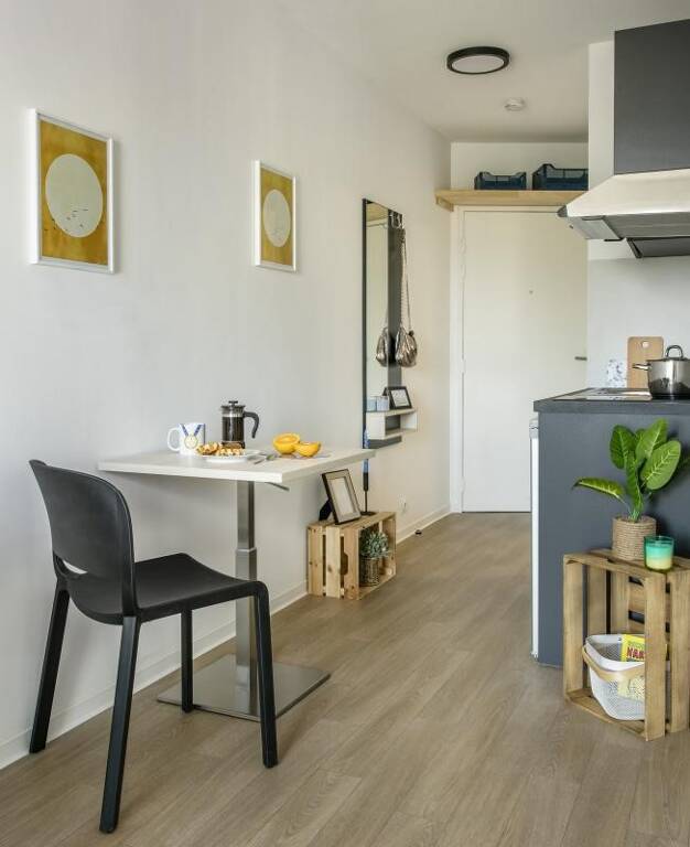 Appartement à louer 584 € 1 pièce 25 m² La Fontaine du Bac Clermont-Ferrand 63000