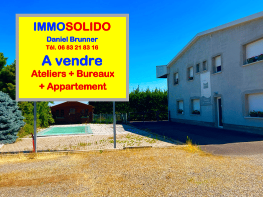 Local d'activités à vendre 699 000 € 430 m² d'espace de stockage divisible Réguisheim 68890