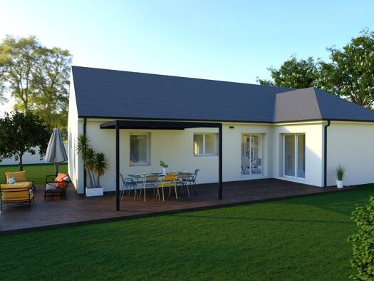 Terrain avec maison neuve à vendre 299 518 € 4 pièces 3 chambres 98 m² 1 600 m² de terrain Échevronne 21420