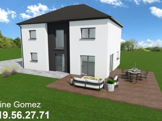 Terrain avec maison neuve à vendre 349 000 € 5 pièces 5 chambres 150 m² 1 343 m² de terrain Neuville-Saint-Rémy 59554