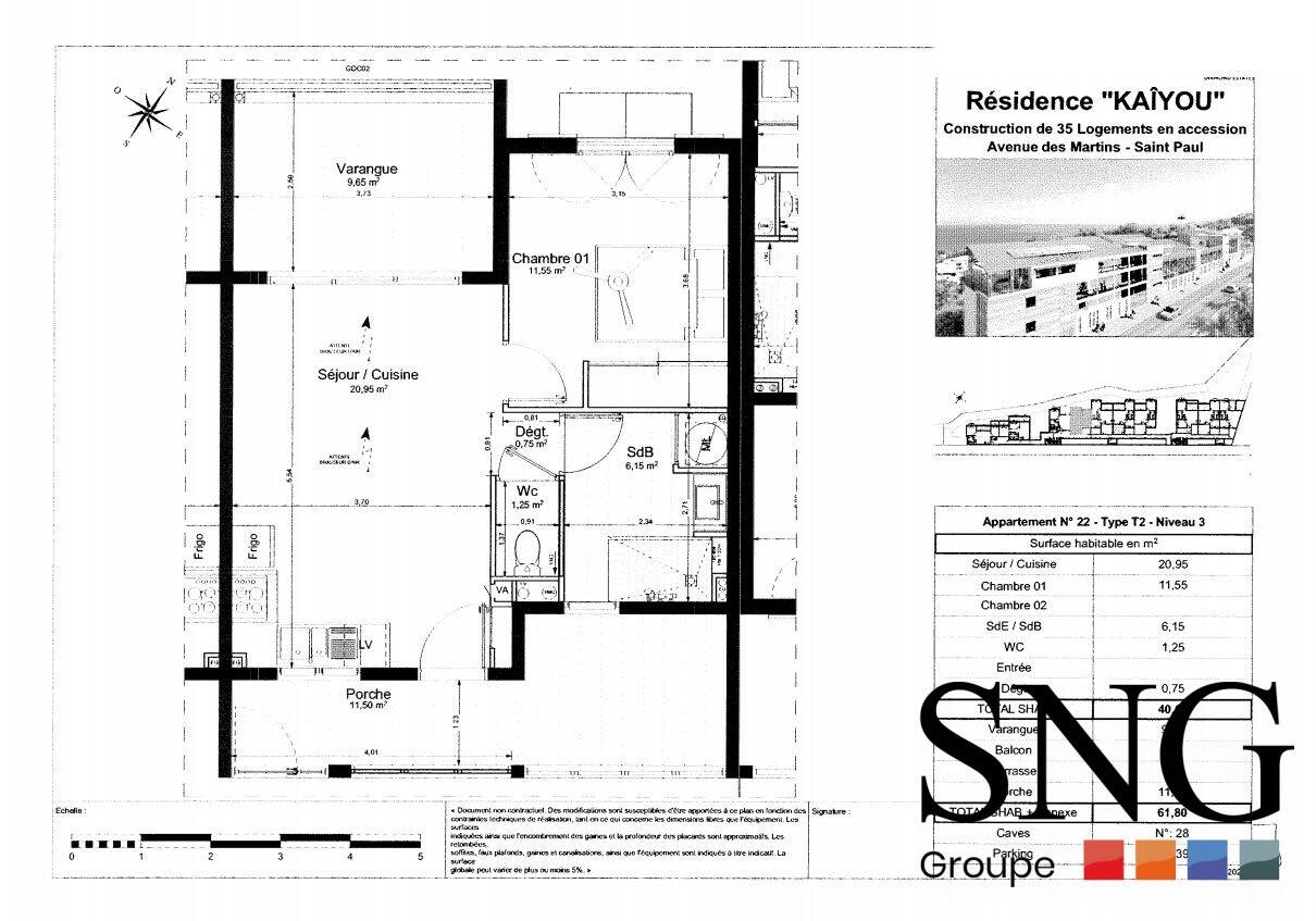 Maison à louer, 41m², SAINT PAUL