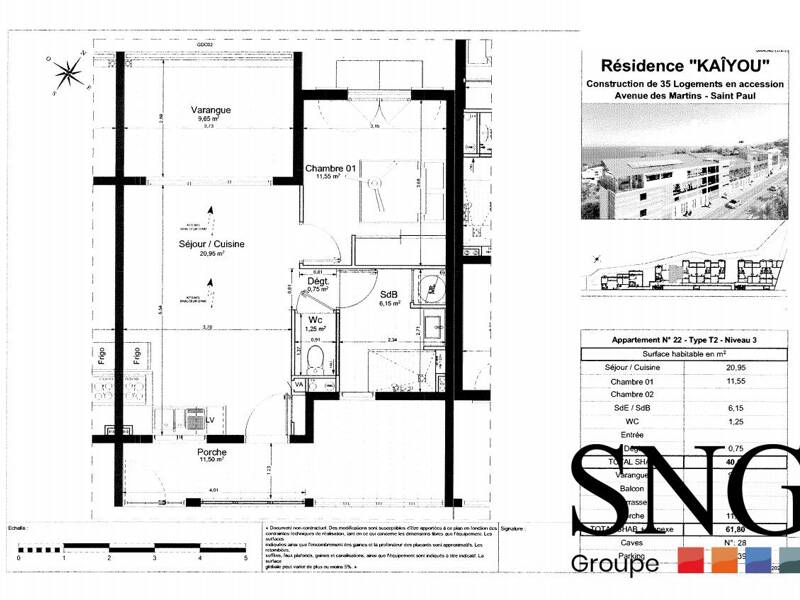 Maison à louer, 41m², SAINT PAUL