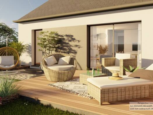 Terrain avec maison neuve à vendre 167 614 € 3 pièces 2 chambres 57 m² 466 m² de terrain Plourin-Lès-Morlaix 29600