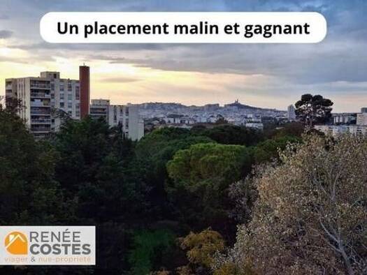 Appartement en viager occupé Bouquet 86 245 € 3 pièces 3 chambres 75 m² Saint Loup Marseille 10ème 13010