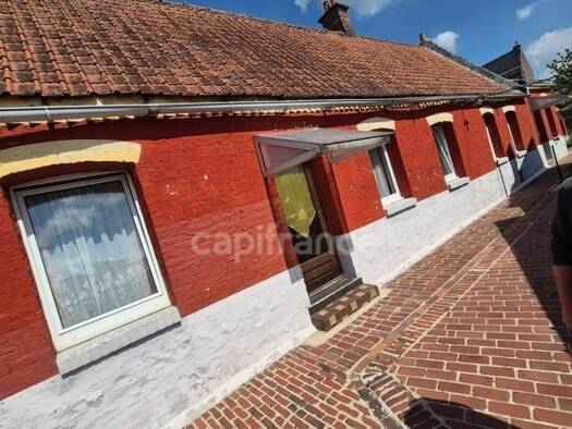 Maison de plain-pied à vendre 123 000 € 4 pièces 2 chambres 81 m² 374 m² de terrain Brebières 62117