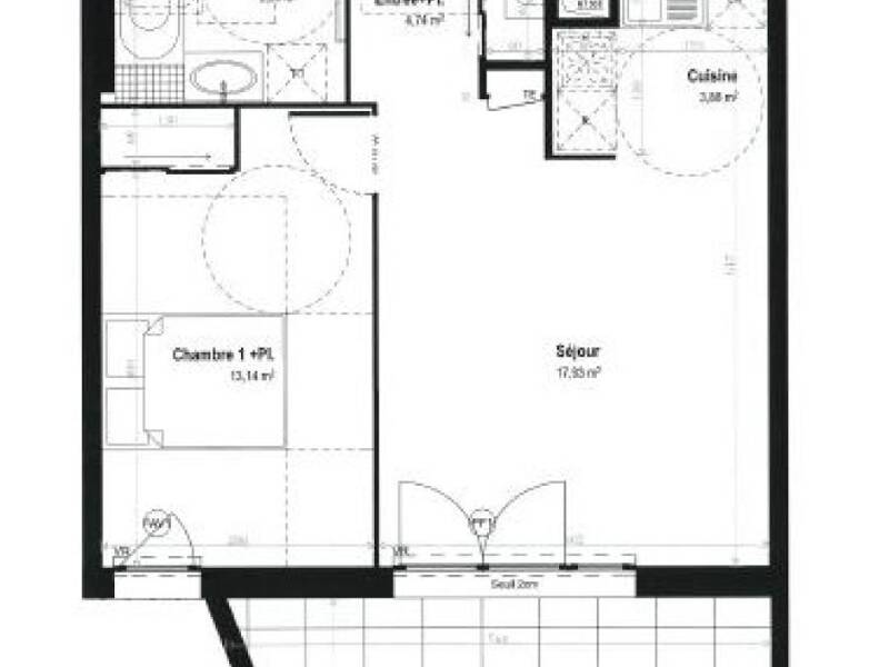 Maison à louer, 46m², PREVESSIN MOENS