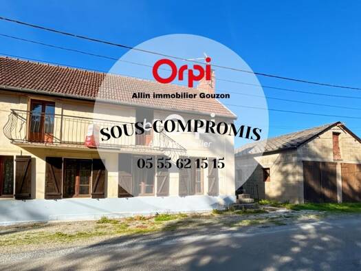 Maison à vendre 82 500 € 5 pièces 4 chambres 179 m² 1 184 m² de terrain Lavaveix-les-Mines 23150