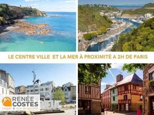 Appartement en viager occupé Bouquet 67 190 € 5 pièces 3 chambres 85 m² Étage 5/7 Robien Saint-Brieuc 22000