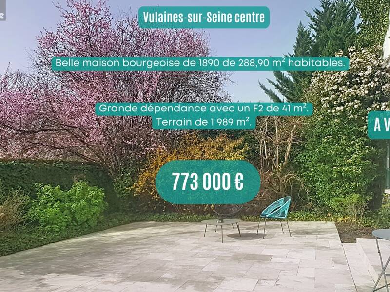 Maison à vendre, 289m², VULAINES SUR SEINE