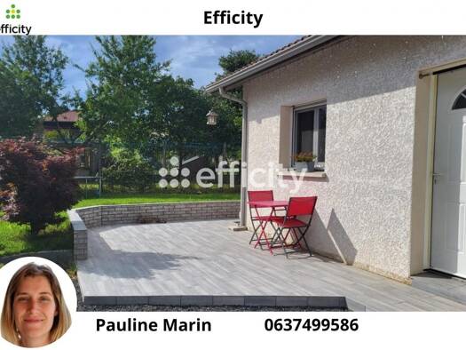 Maison de plain-pied à louer 1 250 € 5 pièces 3 chambres 97 m² Vinay 38470