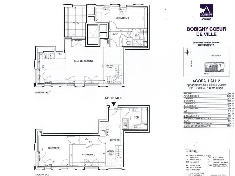 Maison à louer, 99m², BOBIGNY