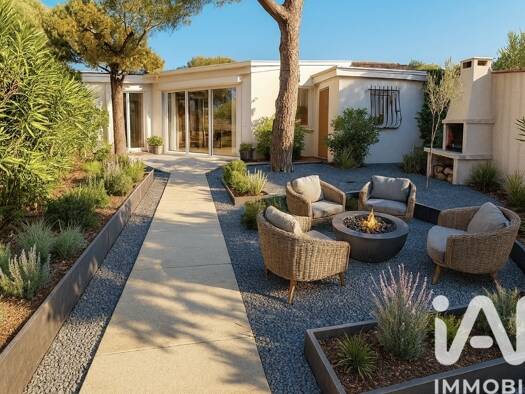 Maison de plain-pied à vendre 240 000 € 3 pièces 2 chambres 45 m² 125 m² de terrain Torreilles 66440