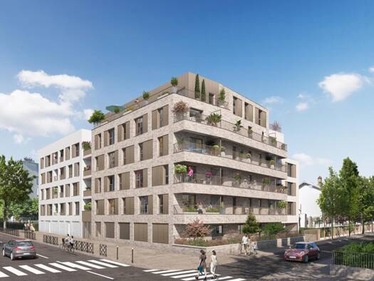 Appartement à vendre - neuf 238 700 € 3 pièces 63,2 m² Étage 4/5 dès le 01/04/2027 L'Avenir-La Cerisaie Stains 93240