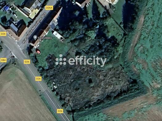 Terrain constructible à vendre 32 000 € 1 059 m² de terrain Grivesnes 80250