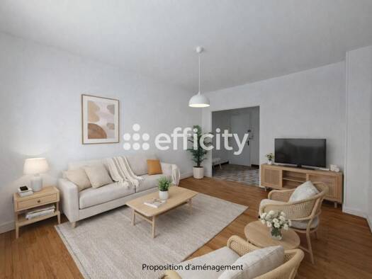Appartement à vendre 149 900 € 3 pièces 2 chambres 65,11 m² Étage 1/6 Allies-Clos d'Or Grenoble 38000