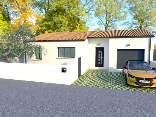 Terrain avec maison neuve à vendre 268 350 € 3 chambres 100 m² 370 m² de terrain Casse Aux Pretres Rochefort 17300