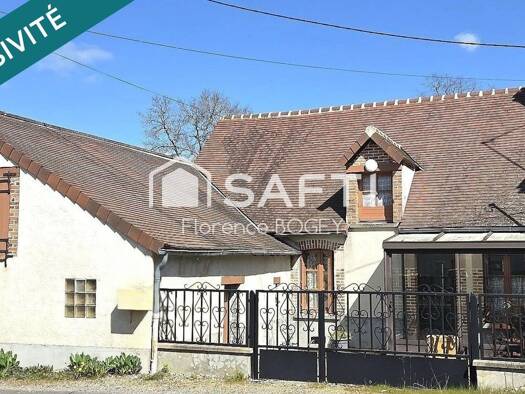 Maison de plain-pied à vendre 60 000 € 3 pièces 2 chambres 71 m² 2 826 m² de terrain Lussac-les-Églises 87360