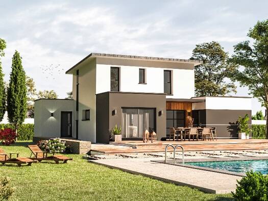 Terrain avec maison neuve à vendre 417 500 € 4 pièces 4 chambres 115 m² 540 m² de terrain Theix 56450