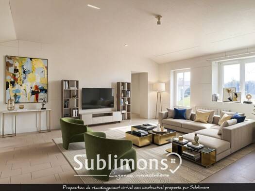 Maison de plain-pied à vendre 168 500 € 3 pièces 1 chambre 59,7 m² 1 087 m² de terrain Corsept 44560