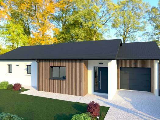 Terrain avec maison neuve à vendre 408 100 € 6 pièces 4 chambres 136 m² 1 088 m² de terrain Wailly 62217