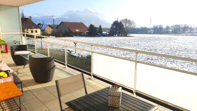 Appartement à louer - Neuf 1 018 € 3 pièces 2 chambres 62 m² 1er étage Cornier 74800
