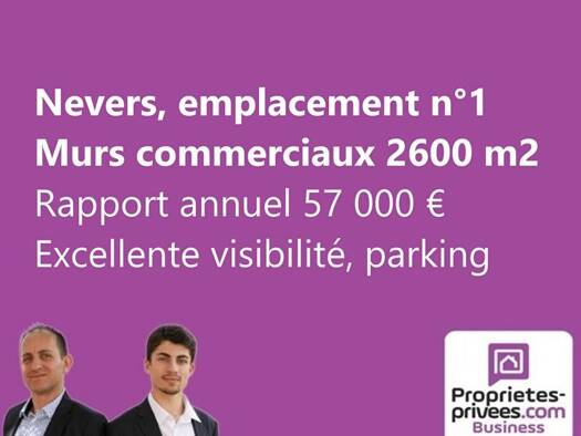 Local d'activités à vendre 787 000 € 2 600 m² d'espace de stockage Saint Martin-Saint Etienne Nevers 58000