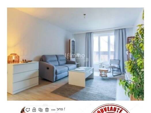 Appartement à vendre 89 500 € 3 pièces 2 chambres 59,4 m² Étage 3/3 Bleiberg Dourd'Hal Saint-Avold 57500