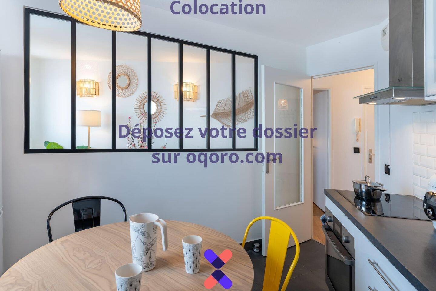 Chambre en colocation appartement meublé — 7