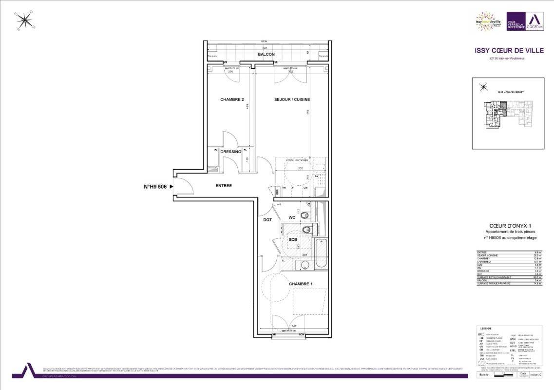 Maison à louer, 69m², ISSY LES MOULINEAUX