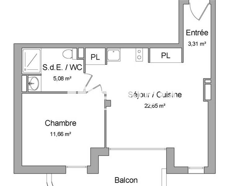 Maison à louer, 43m², LORMONT