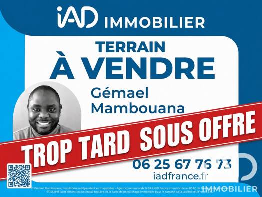 Terrain constructible viabilisé à vendre 145 000 € 207 m² de terrain Le Parc Aulnay-sous-Bois 93600