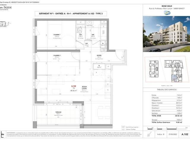 Maison à louer, 69m², NANCY