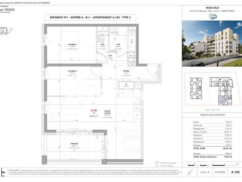 Maison à louer, 69m², NANCY