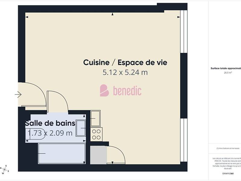 Maison à vendre, 26m², METZ