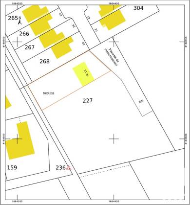 Terrain constructible à vendre 265 000 € 520 m² de terrain Camaldules Yerres 91330