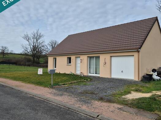 Maison de plain-pied à vendre 147 000 € 4 pièces 3 chambres 78 m² 1 048 m² de terrain Vaumas 03220