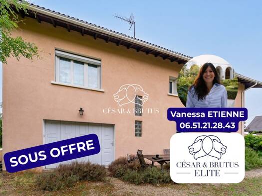 Maison à vendre 299 900 € 6 pièces 4 chambres 155 m² 1 206 m² de terrain Ternay 69360