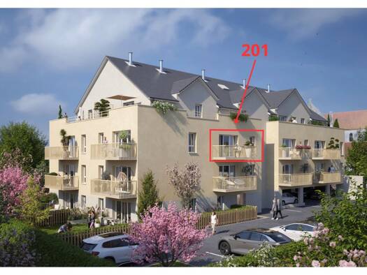 Appartement à vendre - neuf 158 000 € 2 pièces 1 chambre 43,1 m² dès le 31/12/2027 Nord Gournay-en-Bray 76220