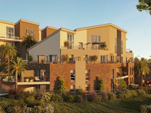 Appartement à vendre - neuf 385 500 € 4 pièces 3 chambres 75,5 m² 1er étage Châteauneuf-Grasse 06740