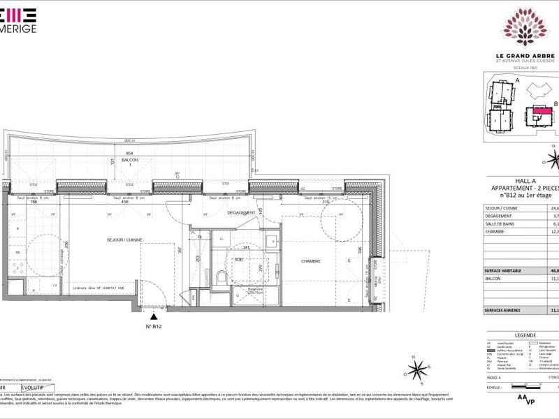 Maison à louer, 47m², SCEAUX