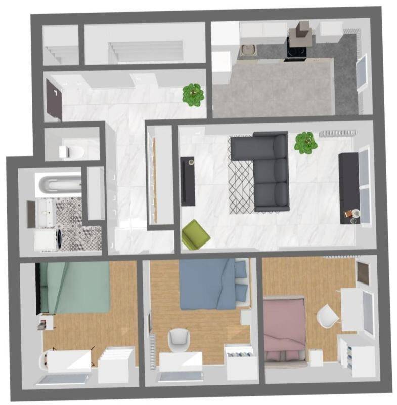 Maison à louer, 77m², COLOMBES