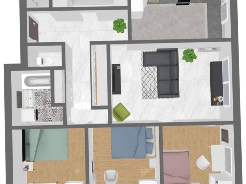 Maison à louer, 77m², COLOMBES