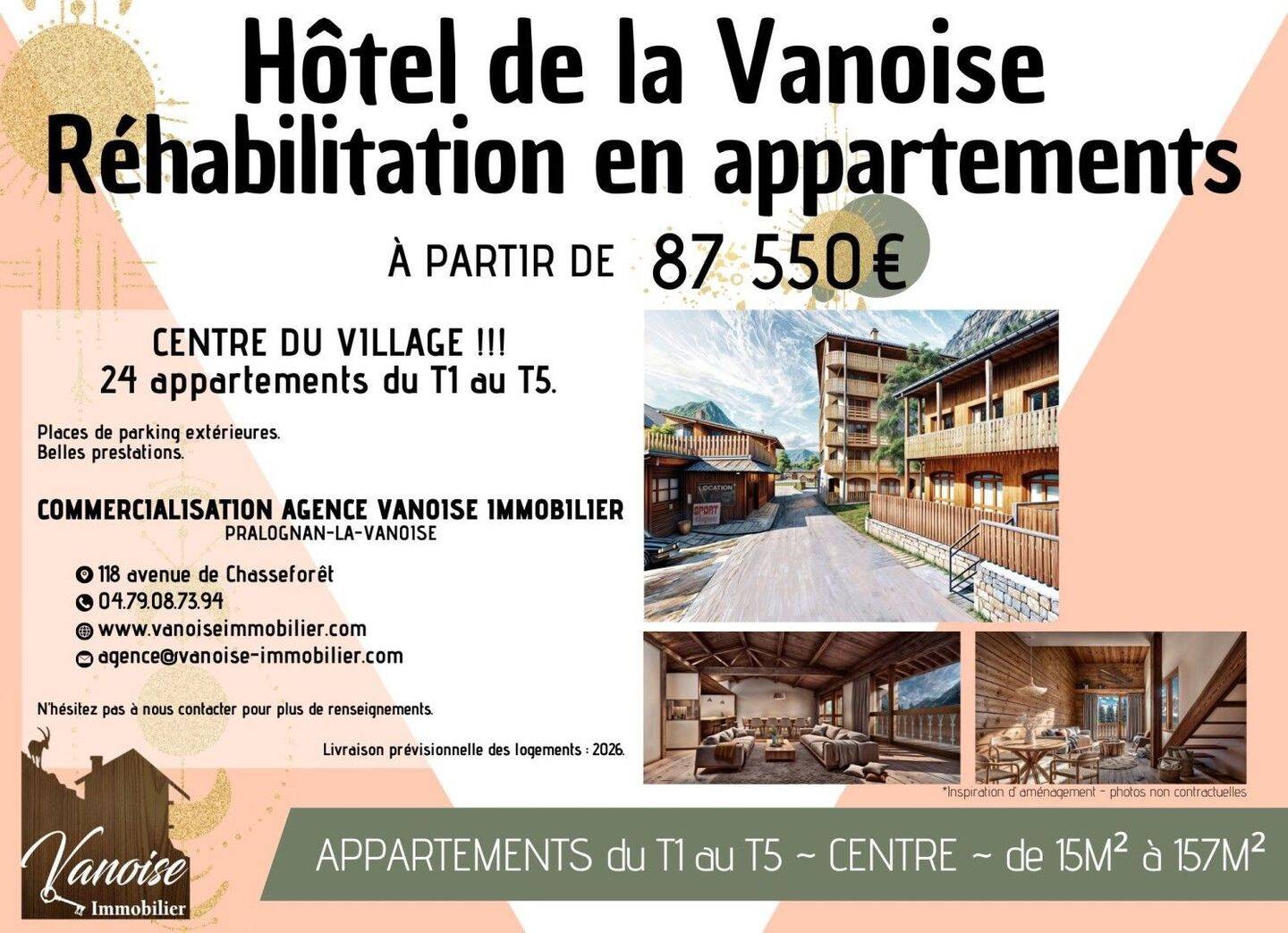 Maison à vendre, 70m², PRALOGNAN LA VANOISE