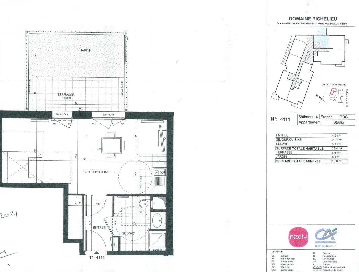 Maison à louer, 33m², RUEIL MALMAISON