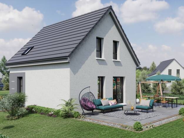 Terrain avec maison neuve à vendre 286 383 € 5 pièces 3 chambres 92 m² 337 m² de terrain Widensolen 68320