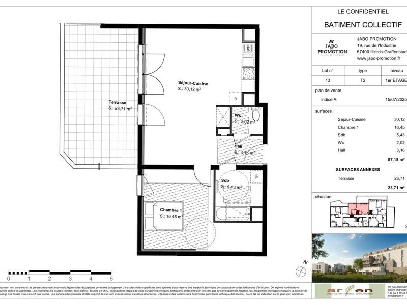 Maison à louer, 52m², STRASBOURG