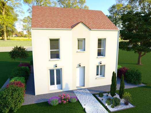 Terrain avec maison neuve à vendre 418 000 € 1 pièce 1 chambre 96,4 m² 341 m² de terrain Haut Domont-Plaine des Cercelets Domont 95330