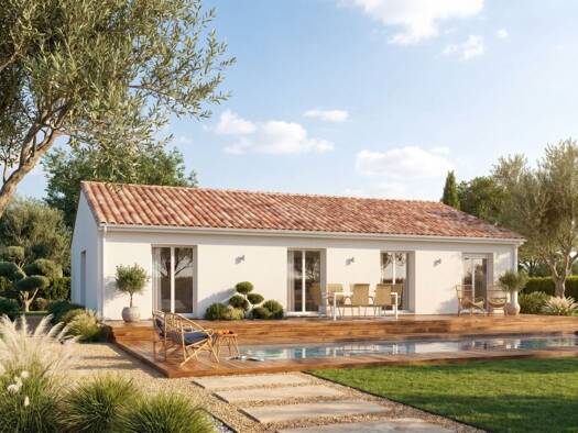 Terrain avec maison neuve à vendre 288 600 € 5 pièces 4 chambres 111 m² 1 172 m² de terrain Saint-Maurice-sur-Adour 40270