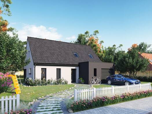 Terrain avec maison neuve à vendre 297 650 € 5 pièces 4 chambres 121,3 m² 408 m² de terrain Arromanches-les-Bains 14117