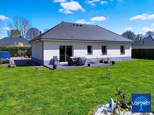 Maison de plain-pied à vendre 267 700 € 5 pièces 4 chambres 100 m² 1 200 m² de terrain Valailles 27300